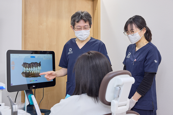 治療計画の説明の様子